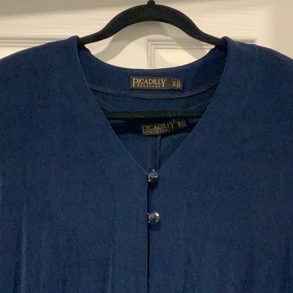 Piccadilly Women’s Spring Sleeveless Dress and Jacket Size S/M - Picture 1 of 7